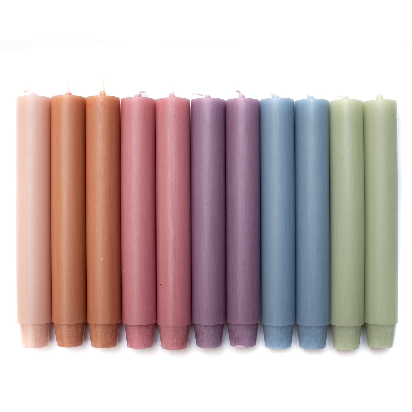 SET 11 CANDLES - choose 6 colors