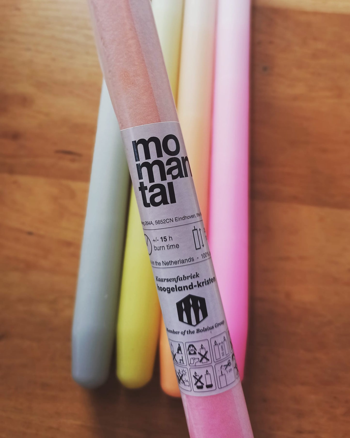 1 GRADIENT CANDLE - choose color