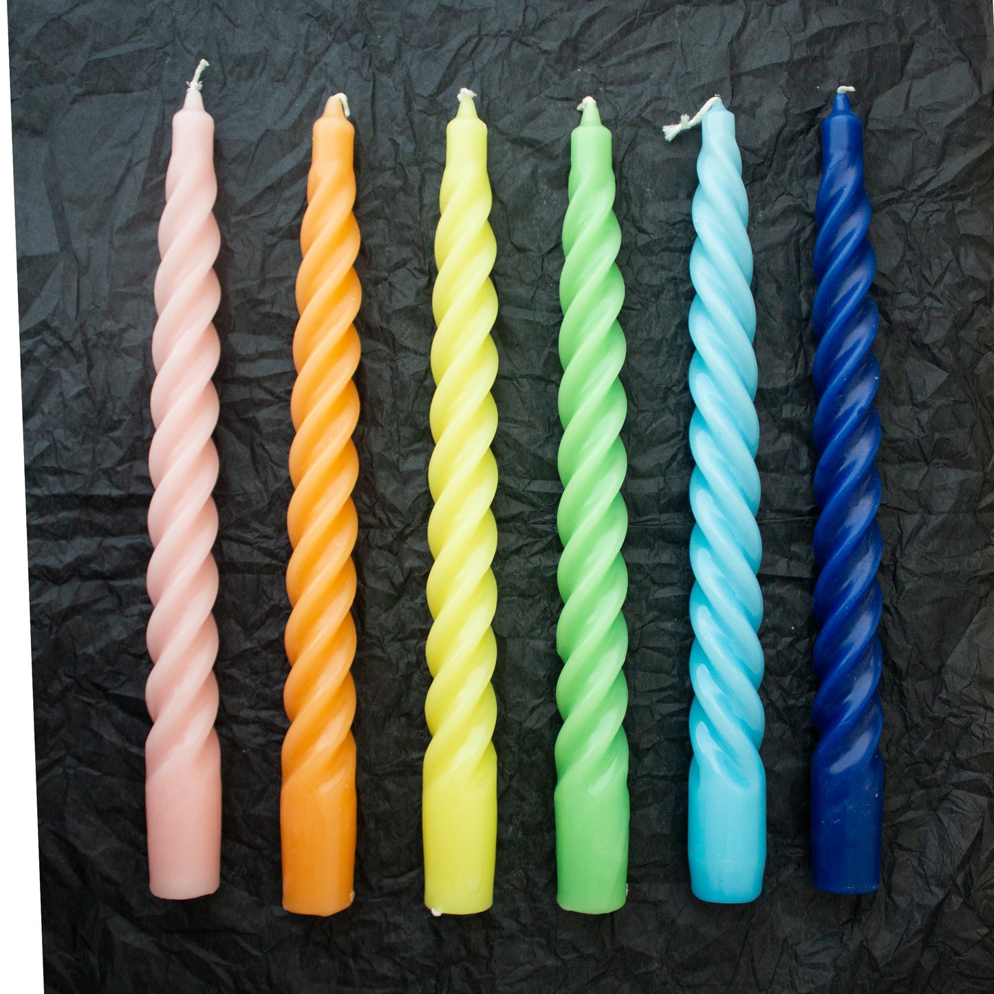 6 TWISTED CANDLES